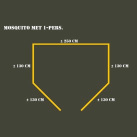 Størrelse på myggenet til en person