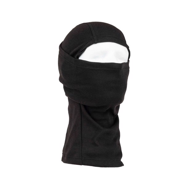 Ninja balaclava i bomuld i sort