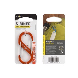 Orange S-Biner Dual Carabiner fra Nite Ize