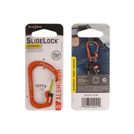 Nite Ize Slidelock karabinhage i orange