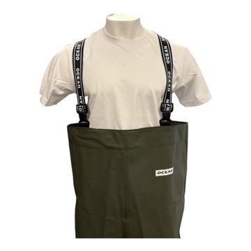 Ocean Waders, Ubrugt set med detaljer forfra