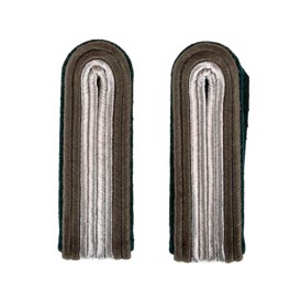 Originale DDR skulderklapper med grøn kant