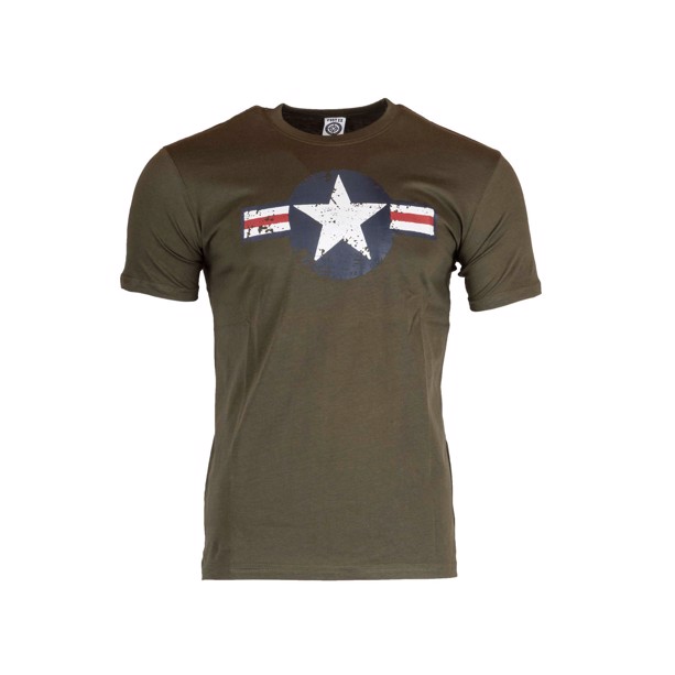 Blød t-shirt med Armystar-print