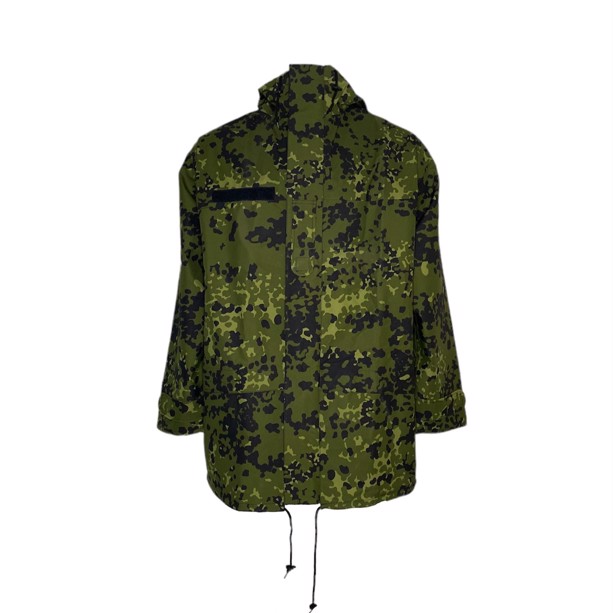 Original Ubrugt Militær Regnjakke i M/84 Camouflage