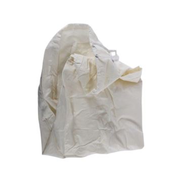 Overtræk til rygsæk i hvidt bomuld, ubrugt