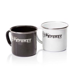 Emalje krus fra Petromax i sort eller hvid