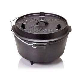 Petromax støbejernsgryde på 7,5 liter med tre ben