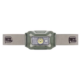 Petzl Aria RGB Pandelampe, 350 Lumen i farven Desert set forfra