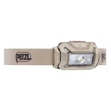 Petzl ARIA 1 RGB Pandelampe, 350 Lumen set i farven Desert fra vinkel