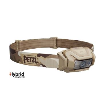 Petzl ARIA 1R RGB Pandelampe, Genopladelig, 475 Lumen, Camo