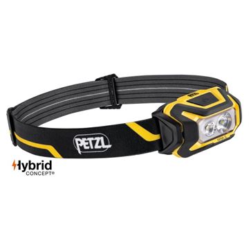 Petzl ARIA 2 Pandelampe, 450 Lumen, Sort-Gul