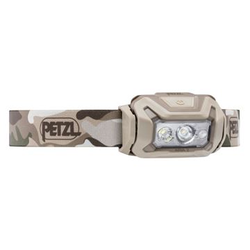 Petzl ARIA 2 RGB Pandelampe, 450 Lumen, Camo set fra vinkel
