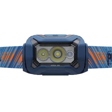 Petzl ARIA 2R RGB Pandelampe, Genopladelig, 625 Lumen set i farven Blå fra vinkel