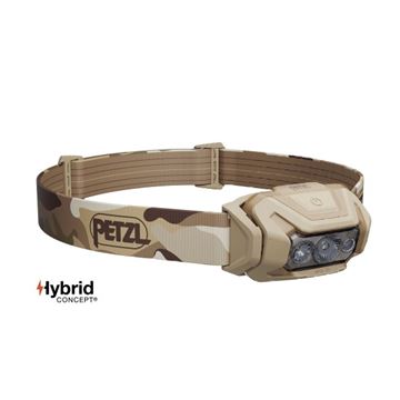 Petzl ARIA 2R RGB Pandelampe, Genopladelig, 625 Lumen, Camo
