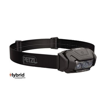 Petzl ARIA 2R RGB Pandelampe, Genopladelig, 625 Lumen set i farven Sort