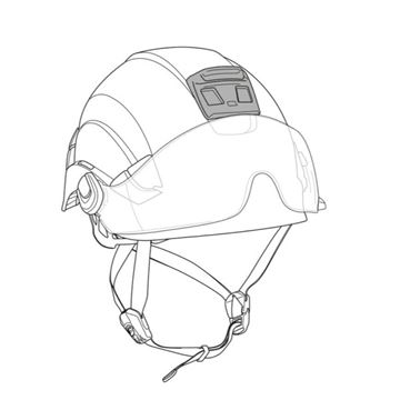Petzl Helmet Adapt set på hjelm