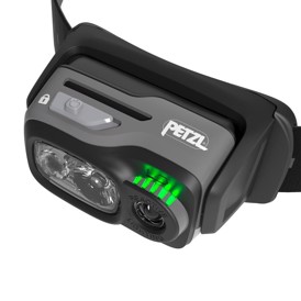 Batteriindikator på Petzl Swift RL Pro
