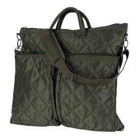 Pilot Hjelmtaske set i farven Grøn med Orange interiør