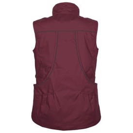 Pinewood Dog Sports Hundetræner vest til dame set i farven Dark Tomato / Dark Red bagfra