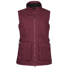 Pinewood Dog Sports Hundetræner vest til dame set i farven Dark Tomato / Dark Red