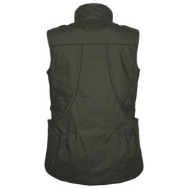 Pinewood Dog Sports Hundetræner vest til dame set i farven Moss Green set bagfra