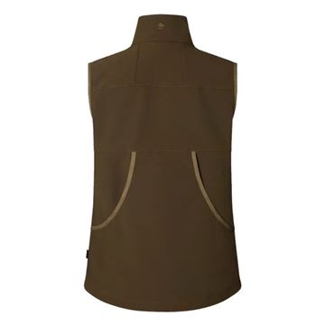 Pinewood Dog Sports Stretch Vest, Dame set i farven Dark Olive bagfra