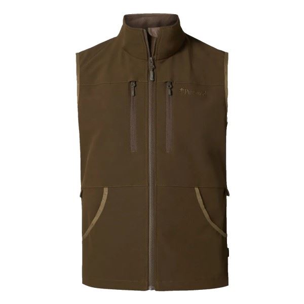 Pinewood Dog Sports Stretch Vest, Dame, Dark Olive, L