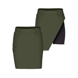 Pinewood Finnveden Hiking Skort, Dame, set i farven Moss Green med detaljer