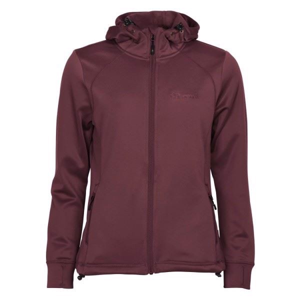 Pinewood Finnveden Hoodie, Dame, Earth Plum, XL