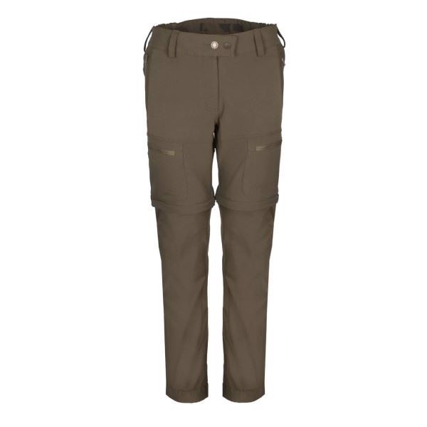 Pinewood Finnveden Hybrid Zip-Off Bukser, Dame, Oliven, 34
