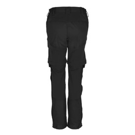 Pinewood Finnveden Hybrid Zip-Off Bukser, Dame, set i farven Sort bagfra