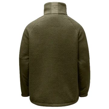 Pinewood Pile Fleece Jakke til Dame set i farven Moss Green bagfra
