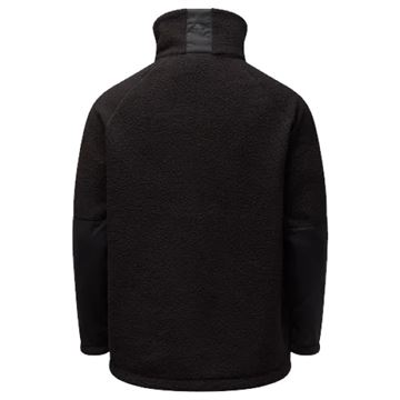 Pinewood Pile Fleece Jakke til Dame set i farven Sort bagfra
