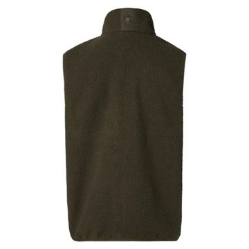 Pinewood Pile Fleece Vest, Herre set i farven Moss Green bagfra