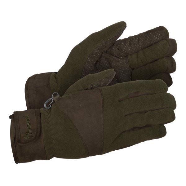 Pinewood Småland Hunters Extreme Fleecehandsker set i farven Suede Brown