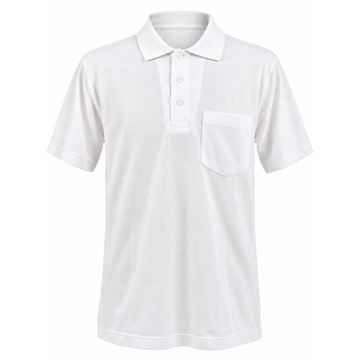 Poloshirt, Hvid, Ubrugt