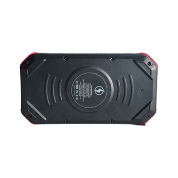 Powerbank med Solceller, Waterproof, 30.000 mAh set bagfra