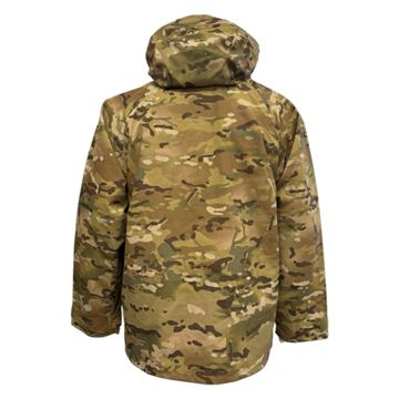 Regn parka med nylonfoer, Tactical Camo set bagfra