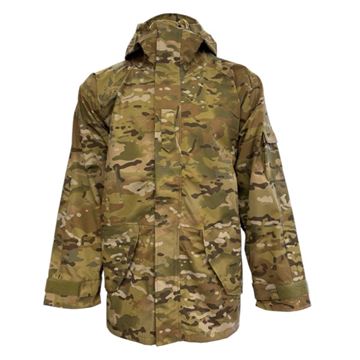 Regn parka med nylonfoer, Tactical Camo