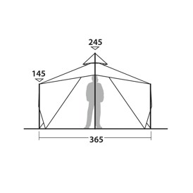 Robens Telt Chinook Ursa S, 6 personer med ståhøjde