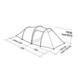 Robens Voyager 2EX Telt, 2 personer, specifikationer