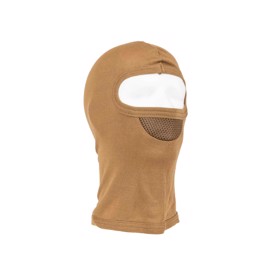 Balaclava med 1 hul i sandfarvet