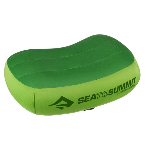 Grøn oppustelig rejsepude fra Sea To Summit