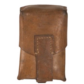 Serbisk patrontaske i læder