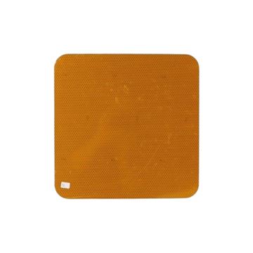 Skilt, DK, gul reflex, alu, 30x30