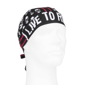 Skull Red Stripe bandana