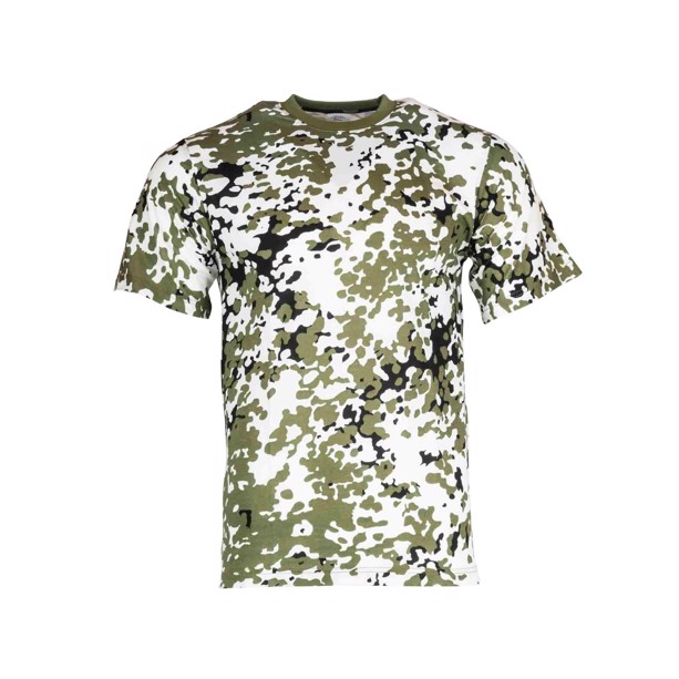 T-shirt med korte ærmer i snow camo-print