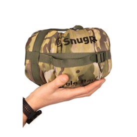 Lille pakstørrelse i Snugpaks Jungle bag sovepose
