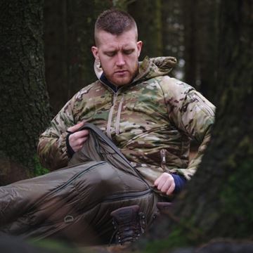 Snugpak Softie Elite 5 sovepose, Oliven set i miljø