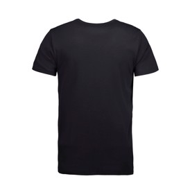 Kortærmet sort t-shirt til mænd fra ID